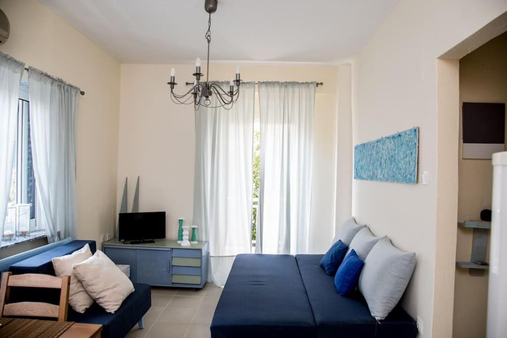 Blue Theros Apartments Paralia Dionysiou Exterior foto