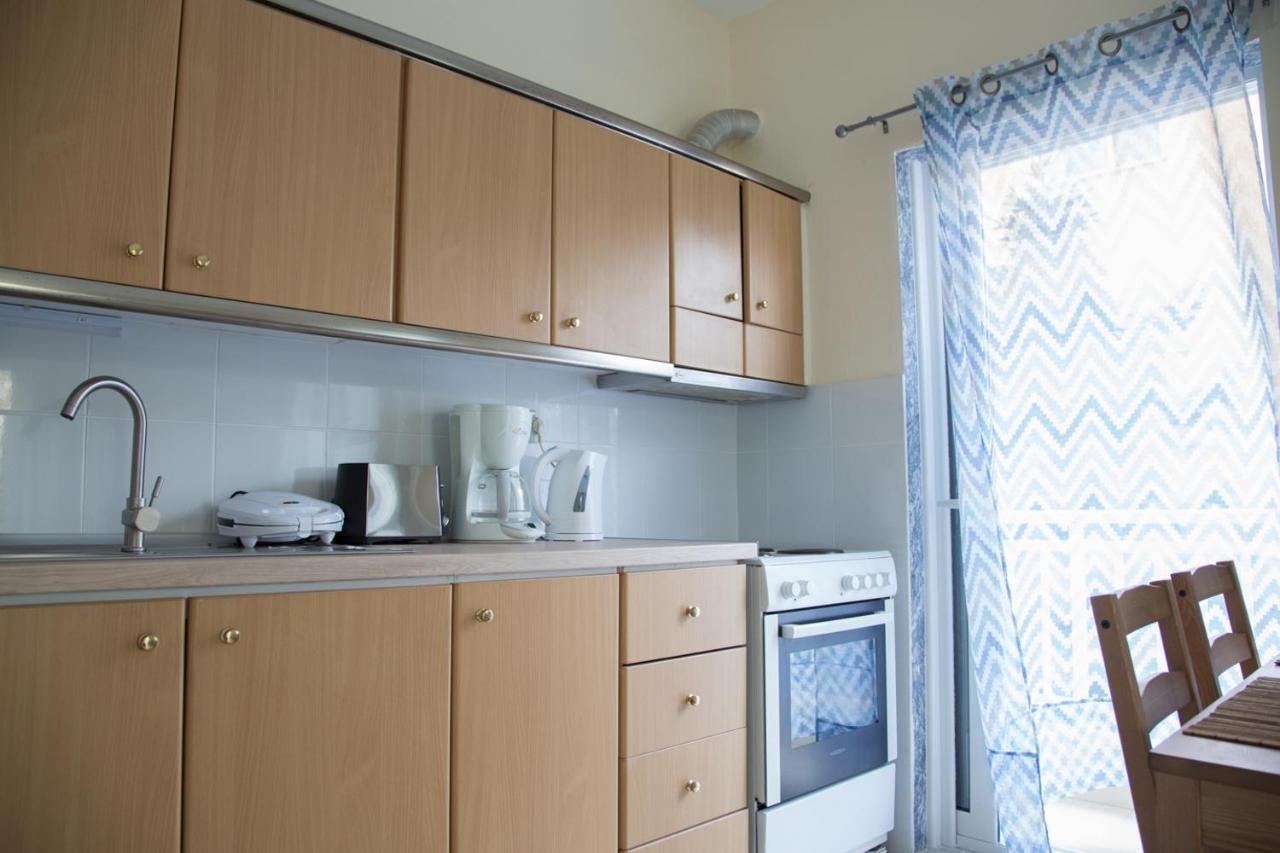 Blue Theros Apartments Paralia Dionysiou Exterior foto